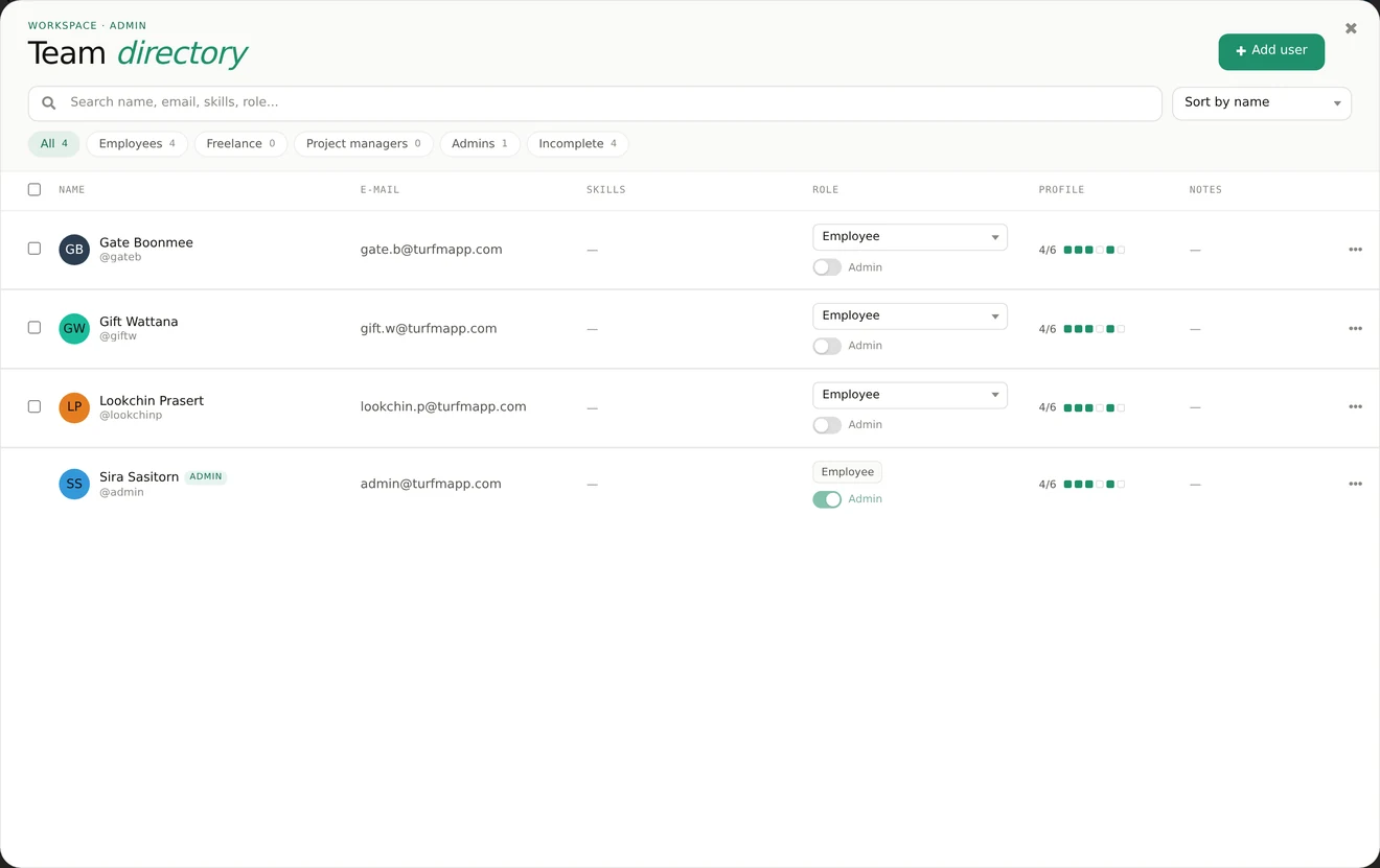 A PMAPP board with Backlog, In progress, Review and Done lists, each card showing labels and a due date.